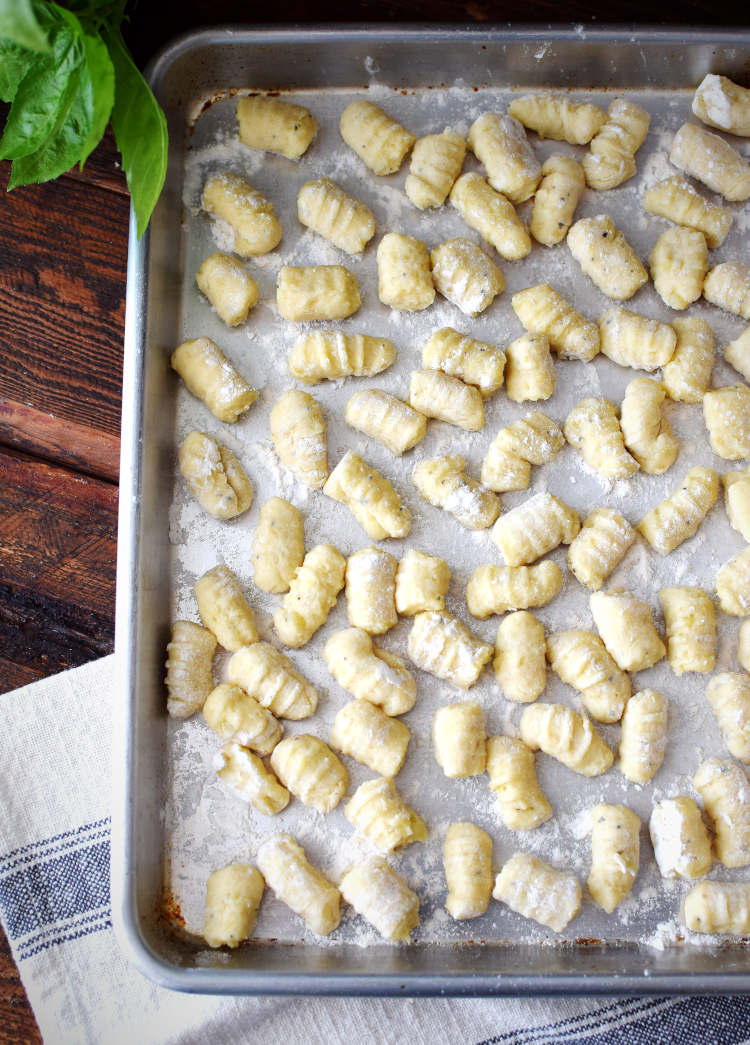 Ñoquis caseros de puré de papas que ha sobrado