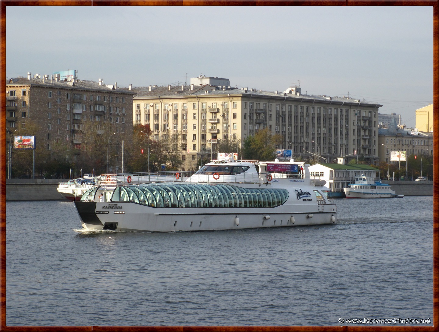 Passenger ship Capella on the Moscow River