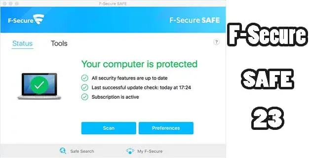 f-secure safe 23 برنامج مكافحة الفيروسات