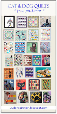 free patterns! cat & dog quilts (CLICK!)