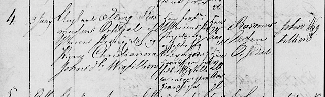Kristianna Johnsdatter Vigtillien og Elling Rasmussen Ørsjødal viet 1837