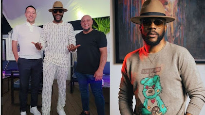 Ebuka Obi-Uchendu Reacts After Meeting Football Legends, Roberto Carlos And John Terry For The First Time (Photos)