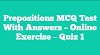 IBA Screening English Preposition MCQs Mock Test