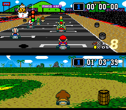 Super Mario Kart (SNES) e o início das loucas corridas entre os