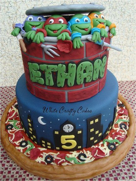 tmnt birthday cakes ideas