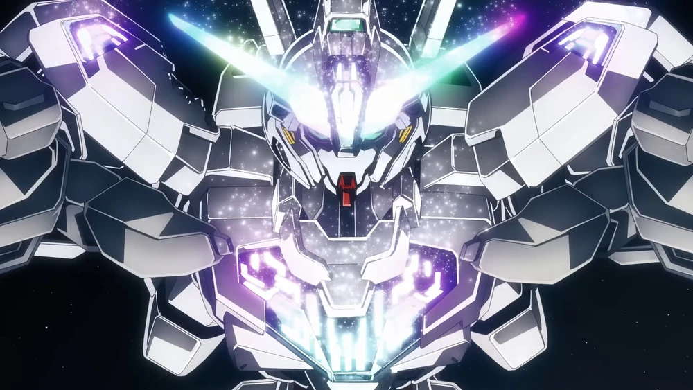 “Gundam Calibarn, un traje móvil espacial de alta maniobrabilidad de la serie Mobile Suit Gundam the Witch from Mercury.”
