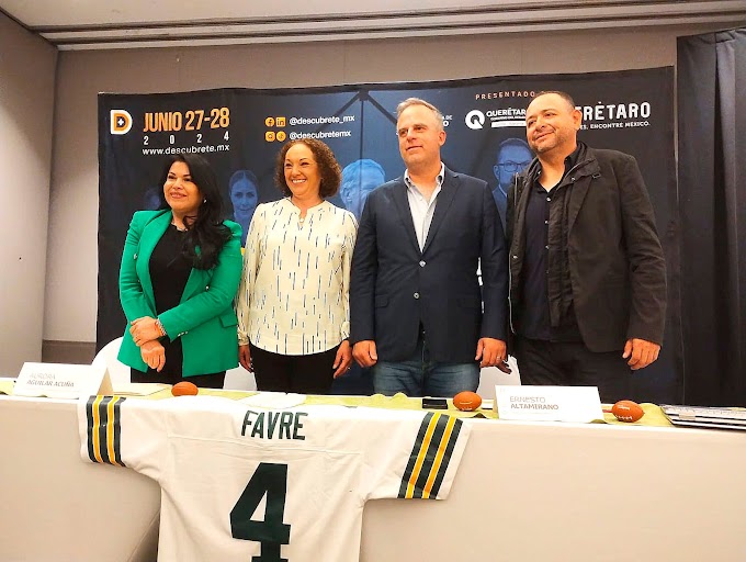 Visitará México la leyenda de la NFL Brett Favre; participará en Descúbrete+ Summit, en Querétaro