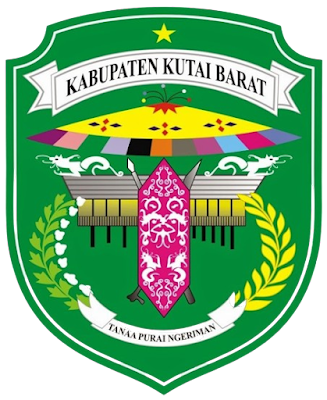 Logo / Lambang Kabupaten Kutai Barat - Latar (Background) Putih & Transparent (PNG)