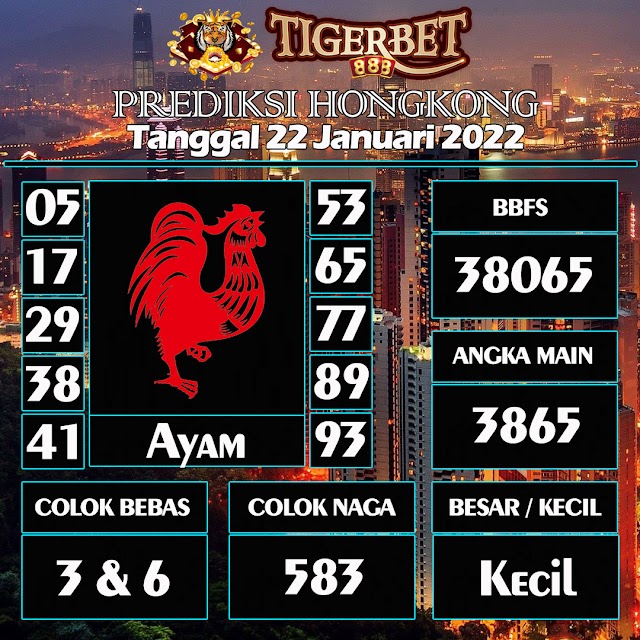 Prediksi Togel Hongkong Tanggal 22 Januari 2022 Tigerbet888