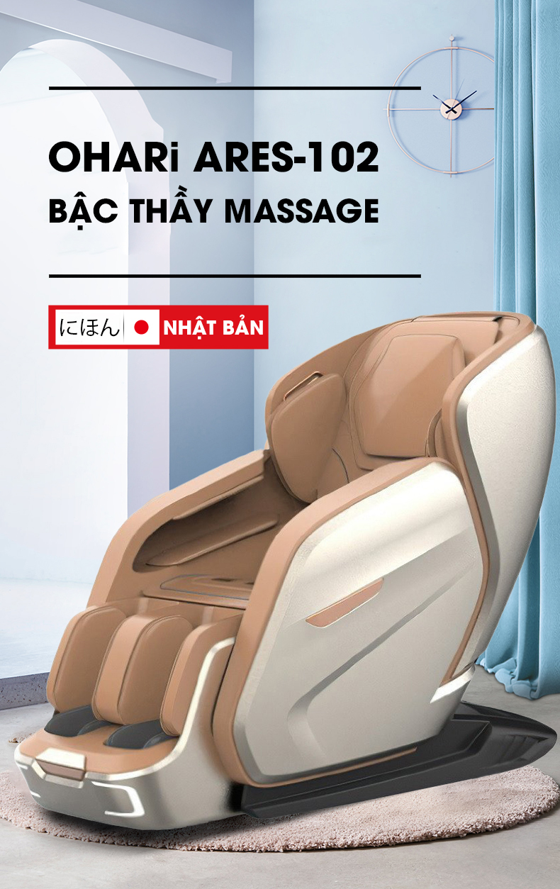 Ghế Massage OHARi ARES-102 - ảnh 2