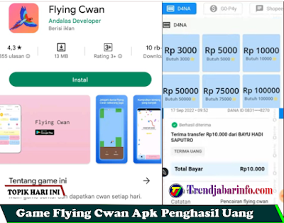 Flying Cwan Apk Game Penghasil Uang Tanpa Undang Teman 2022