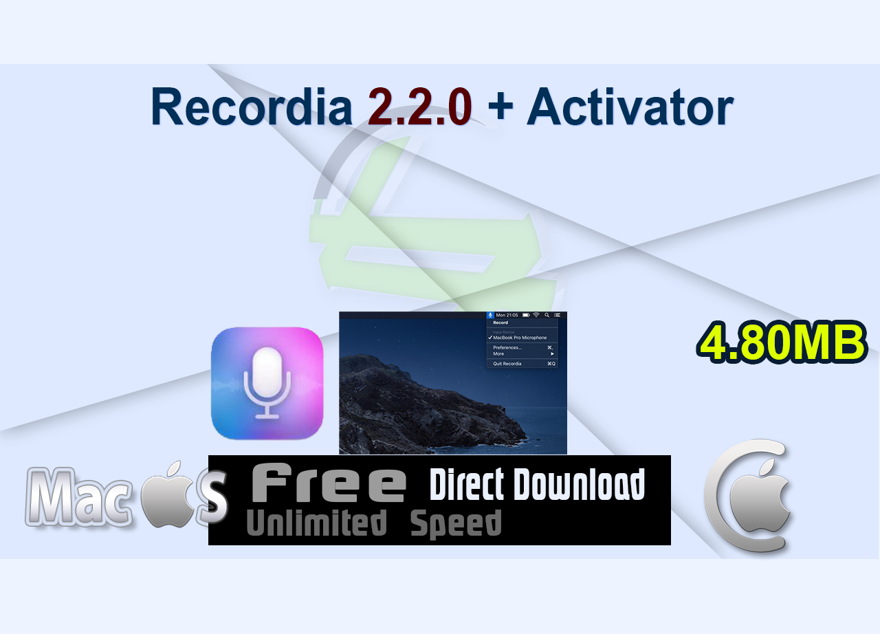 Recordia 2.2.0 + Activator