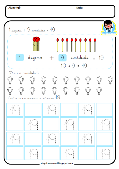 31 atividade de matematica dezena e unidade educação infantil pdf baixar e imprimir