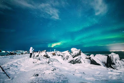 Iceland coldest winter nights with Northern lights being among the coldest countries in the world.