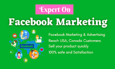 I will do best facebook marketing your any products in USA