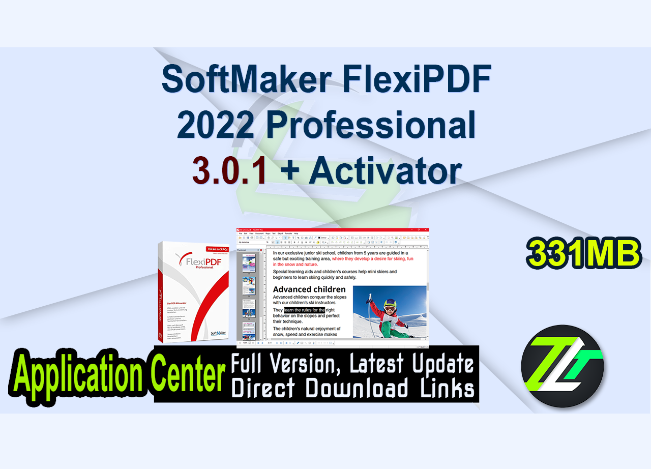 SoftMaker FlexiPDF 2022 Professional 3.0.1 + Activator