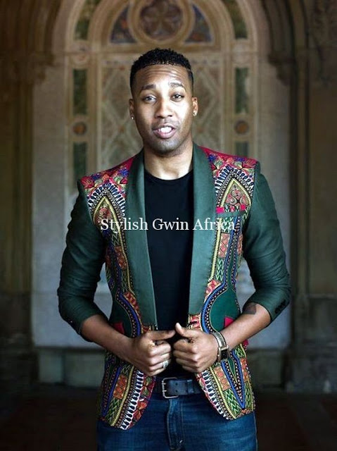 Ankara English Style Combination for Men