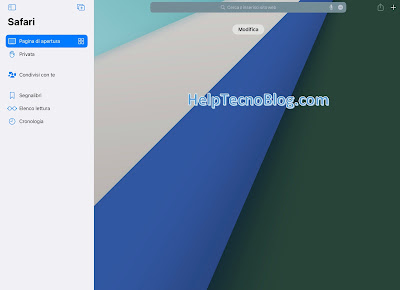 come impostare safari su ipad