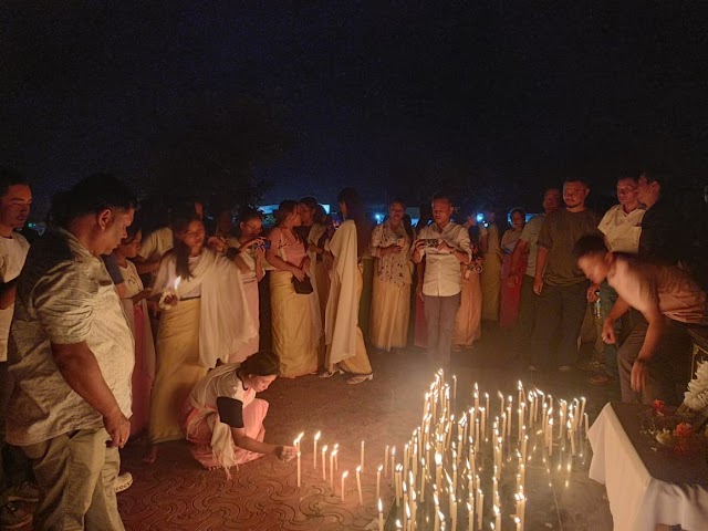 Candlelight Vigil Held in Silchar to Remember Slain Manipuri Students; AAMSU Demands Swift Action