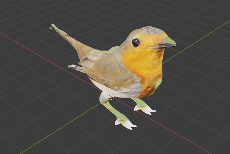  Robin Bulbul Bird free 3d models blender obj fbx low poly