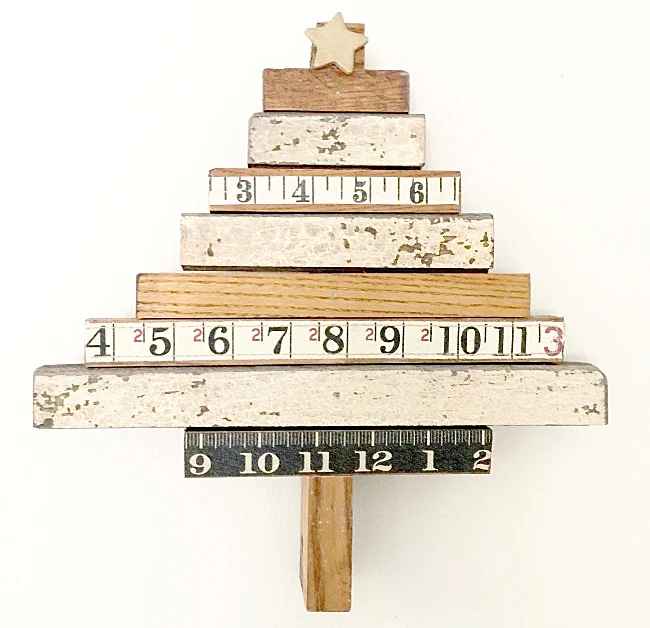 ruler Chrismas tree