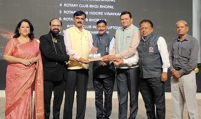 रोटरी क्लब भौंरासा को बेस्ट प्रेसिडेंट, स्टार सेक्रेटरी सहित कई अवार्ड मिले 