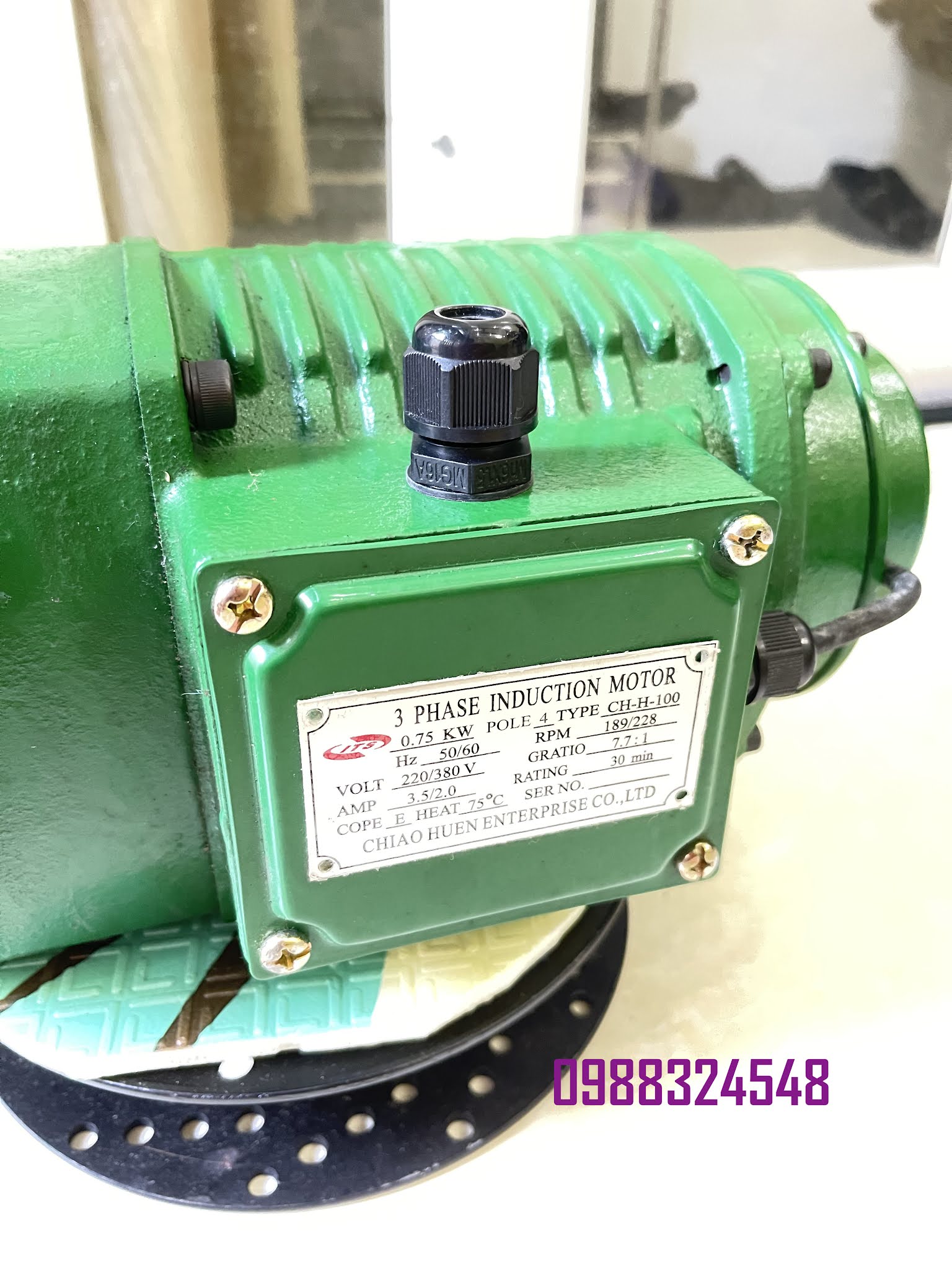 Motor dầm biên ITS CH-H-100 0.75 Kw x 4P