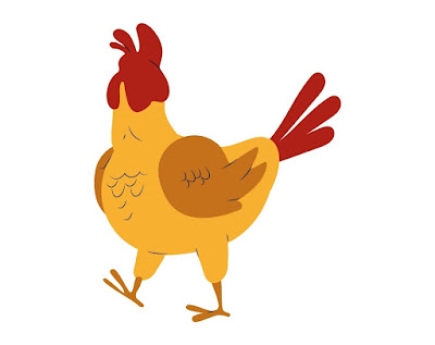 50+ Pencil sketch and Cartoon Images of Chicken