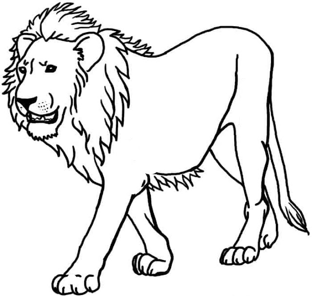  Lion Coloring Pages | Lion Coloring Pages For Kids