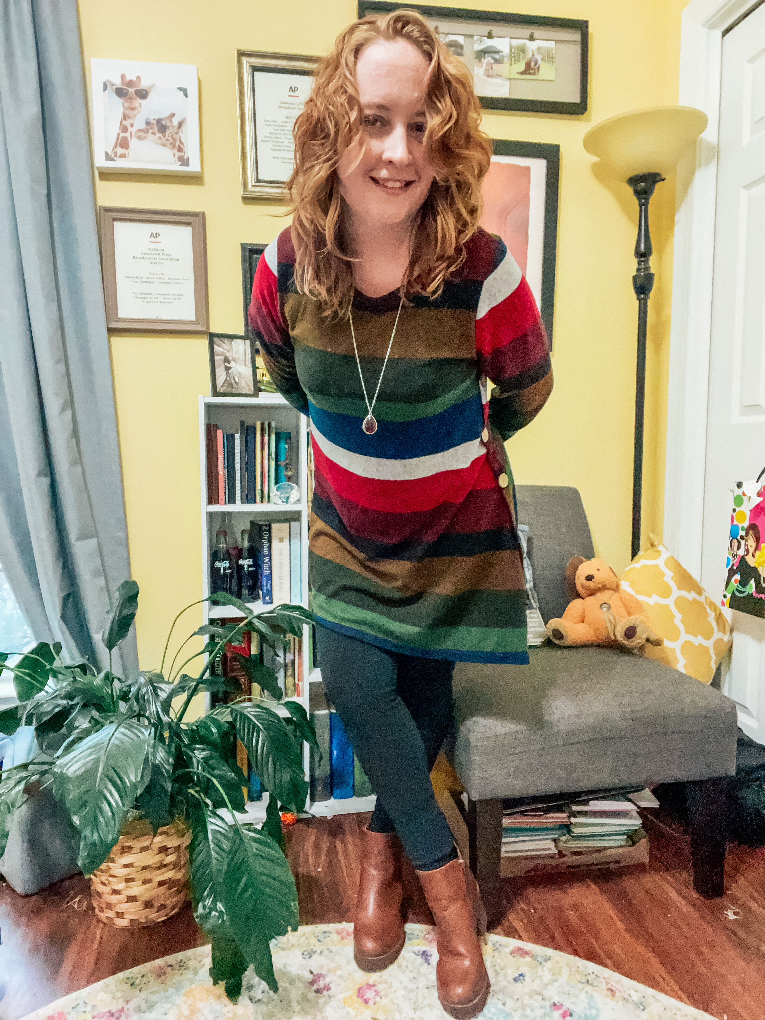 striped-sweater-tunic-dress-leggings-chelsea-boots