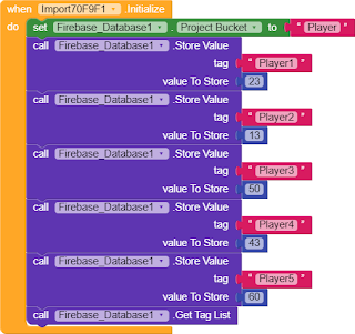 Calling data from Firebase(app inventor, kodular)