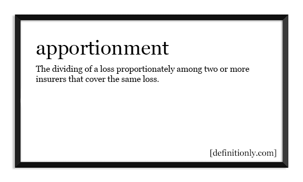 What is the Definition of Apportionment?