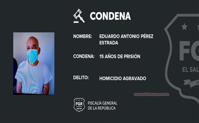 Marero es condenado a 15 años de cárcel por homicidio cometido en el año 2007 en Apopa