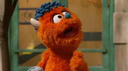 Orange Sesame Street Characters Rudy