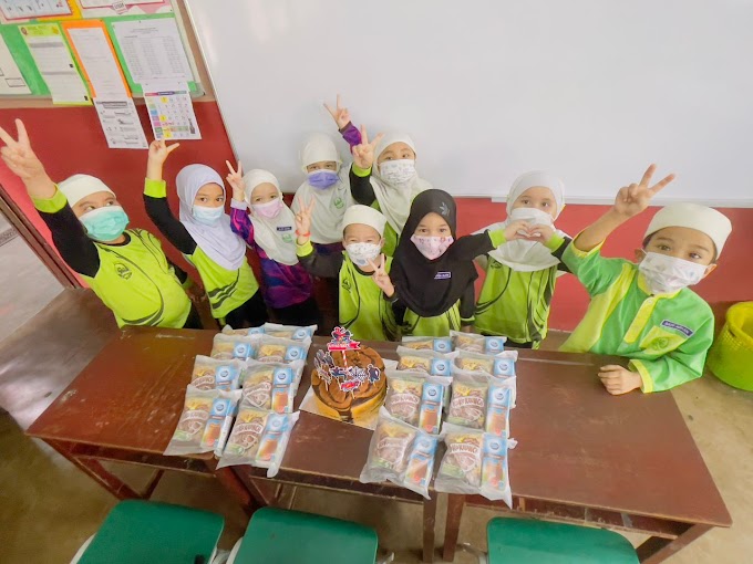 Birthday Ammar 2021 di sekolah dan di Tasik Putrajaya.