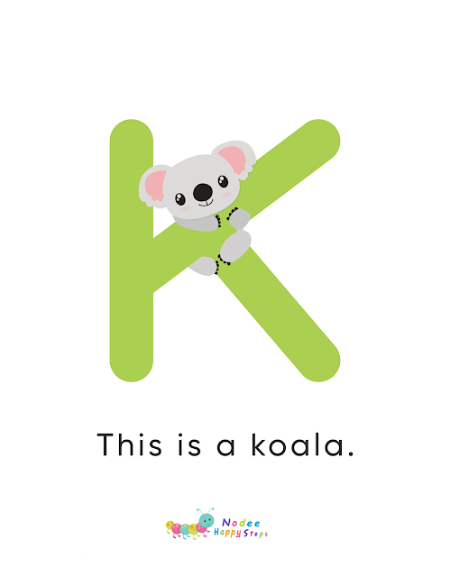 Letter K story for Kids - The Koala