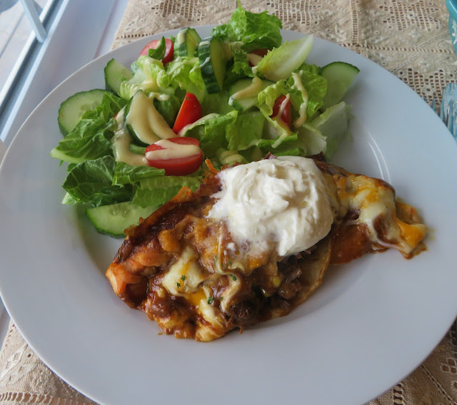 Shredded Beef Enchiladas