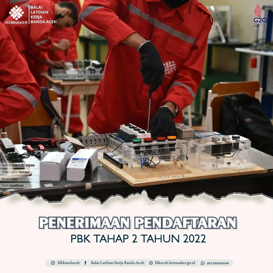 BLK Banda Aceh Kembali Buka Pendaftaran PBK Tahap 2