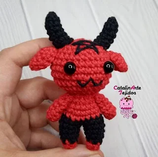 PATRON GRATIS DEMONIO AMIGURUMI 63227