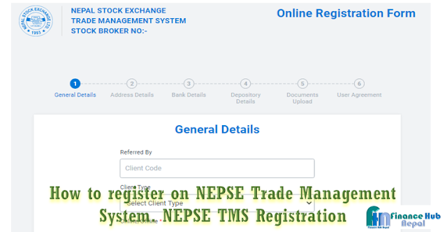 How to register on NEPSE Trade Management System Online. NEPSE TMS Registration Online