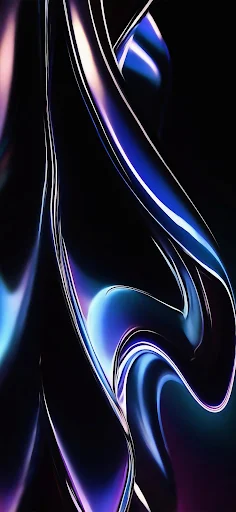 Abstract metallic swirls with a sleek, modern design for HD phone wallpaper