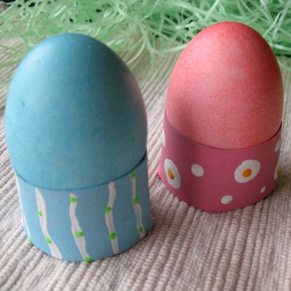 Cardboard Tube Egg Holders