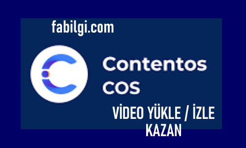 Video Yükleyerek ve izleyerek Para Kazanma Contentos (COS)