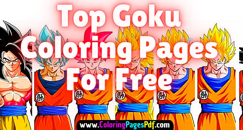 Best Goku coloring pages