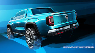 Volkswagen Amarok (2023 Rendering) Rear Side