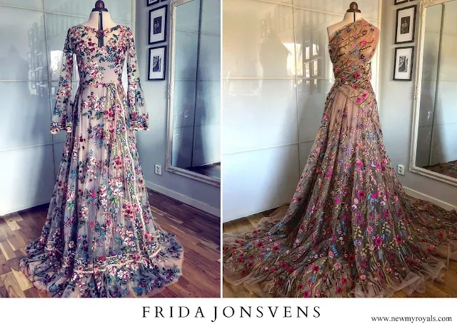 Crown Princess Victoria wore Frida Jonsvens wildflowers gown