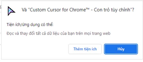 Cách tải và cài đặt Custom Cursor: con trỏ tùy chỉnh cho Chrome a1