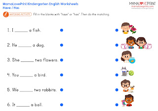 #MamaLovePrint #HaveHas #LearningHaveHas #SHaveHasWorksheet #HaveorHas  #EnglishGrammar #Grammar #GrammarWorksheets #ESLWorksheets #EnglishTeachingResources #LearningEnglish #EnglishWorksheets #EnglishWorksheet #EnglishPrintable #EnglishPDF #WorksheetPDF #FreeDownload #HomeLearning #FreeExercise  #Primary1English #Grade1English #EnglishForGrade1 #FirstGradeEnglish #1stGradeEnglish #Primary1English