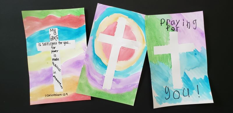 Create cards to give people who receive the sacrament of the healing of the sick