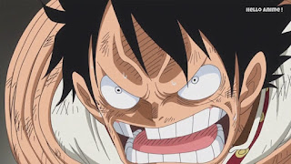 ワンピースアニメ WCI編 818話 ルフィ 腕 Monkey D. Luffy | ONE PIECE ホールケーキアイランド編